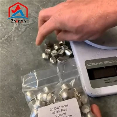 Präzisionszinnbarren 99,99 % für Metallarbeiten